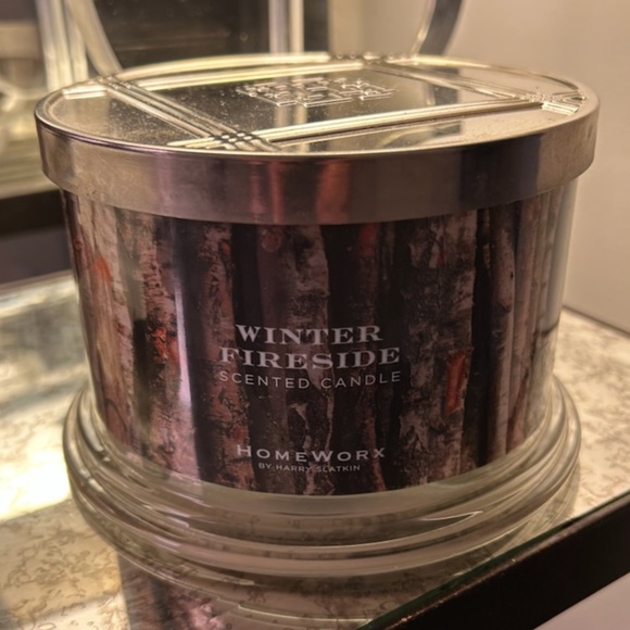 Homeworx Other - Homeworx Winter Fireside Candle - 4 wick (NWOT)